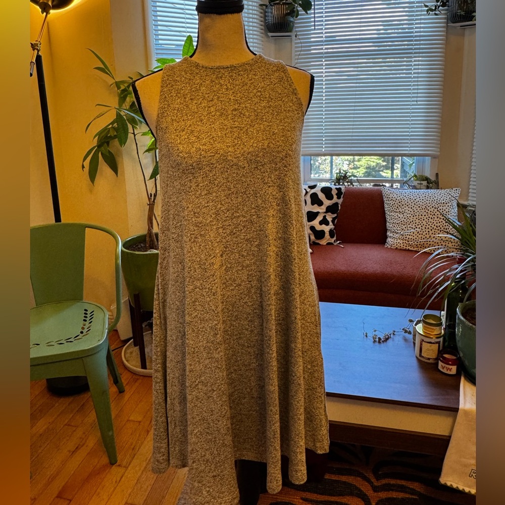Old Navy Heather Gray Sleeveless Mini Dress